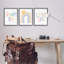 «Dream Big Little One Happy Sun Rainbow» par Lisa Larson, ensemble de 3 reproductions d'art textuel-157234552-151483313