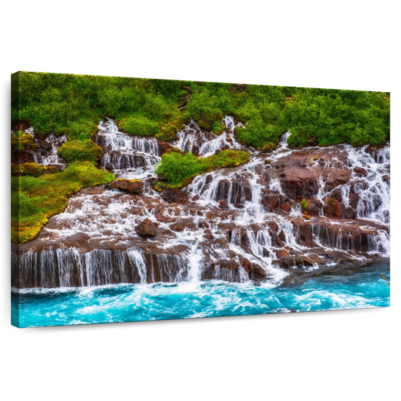 Alvord Hraunfossar Waterfalls, 8" H x 12" W