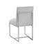 Chaise de salle à manger rembourrée en tissu H 18 po Fent