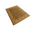 Tapis oriental ivoire / vert en laine noué à la main 5 pi x 6 pi 8 po Dorn