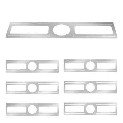 6-Pack New Construction Mounting Plate, 4Inch, LED Recessed Lighting Housing Kits, Flat Steel Rough-In Bracket Fixture For LED Light Bar, Shallow Recessed Lighting Housing Plate