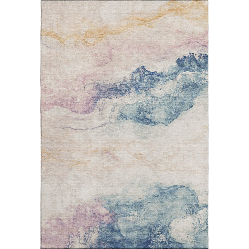 Premium Machine Washable Jacquez AMF1799 Modern Rug, Rectangle 10' x 14'