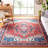 Sonia Oriental Area Rug in Red/Blue-1374901537