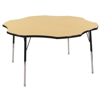 Table d'activités 60 "x 60" à moulures en T avec pieds réglables