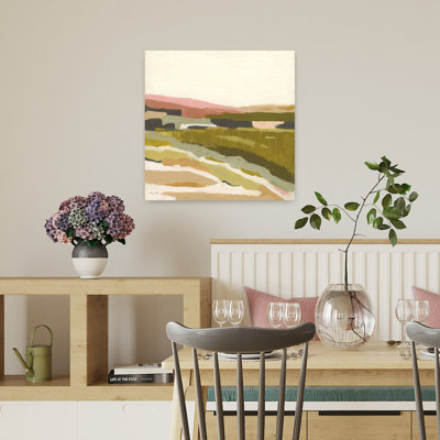 Contemporary Art Abstract Contemporary Landscape Nature Art by Mackenzie Nelson - Wrapped Canvas Print
