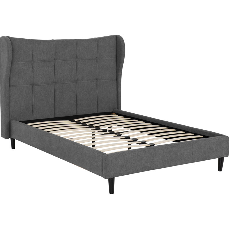 Verona Bedframe, Grey, Double (4'6)