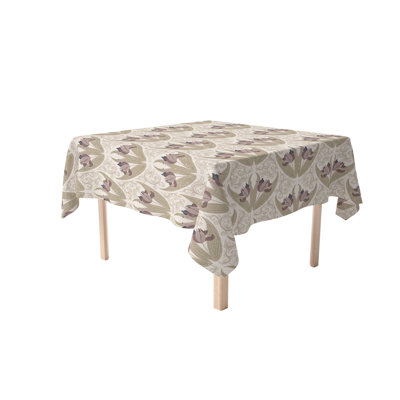 Fabric Textile Products, Inc. Square Tablecloth, 100% Cotton, Floral 57