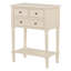 Console étroite, canapé mince avec 3 tiroirs de rangement et tablette inférieure-473165958
