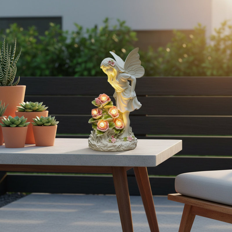 Angels & Cherubs Weather Resistant Resin Garden Statue