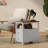 HOMCOM  End Table With Charging Station And USB Ports, Narrow Side Table With Drawers & Shelf  ,
