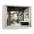 White Floater Framed