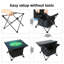 Table de camping pliante en aluminium