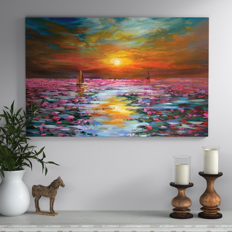 Inner Peace by Leon Devenice - Print on Canvas, 101.6 cm H x 66.04 cm W x 1.91 cm D, Wrapped Canvas