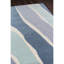 Tapis bleu en laine touffeté à la main Sorbet-640969577