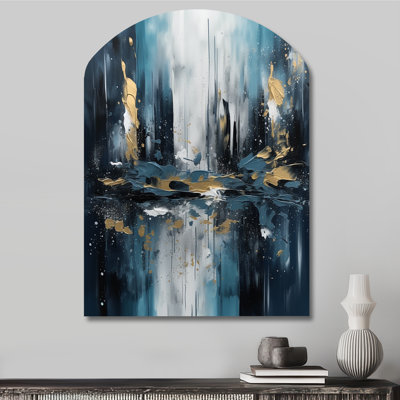 Cimah - City Art Deco Arch Shape Irregular Metal Wall Decor