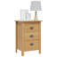 46cm W Solid Wood Bedside Table-1102440058