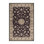 Machine Washable Overdyed Black Area Rug