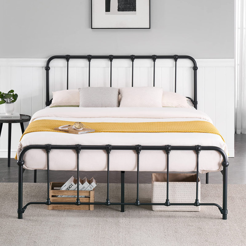 Arol Metal Slat Bed, Queen