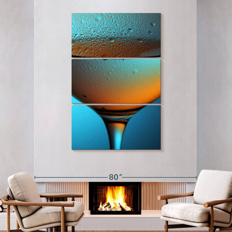 Yarlin Cold Rose Wine, 74" H x 48" W