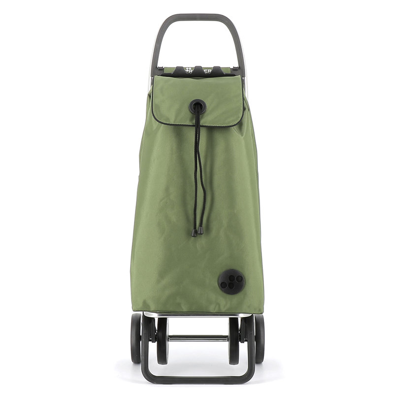 Rolser I-Max MF 4 Wheel Foldable Shopping Trolley, Khaki