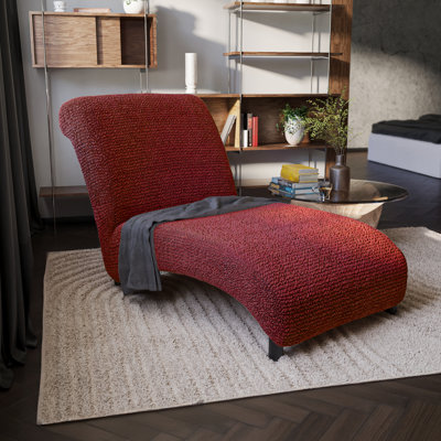 Stretchy Slipcover for Armless Chaise Lounge - Easy to Clean & Durable - Comfort Collection