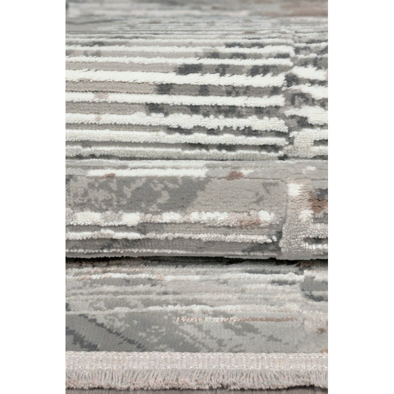 Adebare Machine Made Indoor / Outdoor Area Rug, Rectangle 5'3" x 7'7"