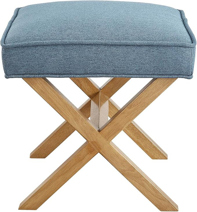 Petit tabouret en bois massif, petit tabouret en bois et pieds carrés
