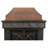 Sunjoy Sofie Outdoor Fireplace, Heirloom Patio Wood Burning Steel Fireplace with Chimney, Spark Screen, Fire Poker, and Removable Grate-55786164