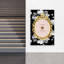 Glamorous Champagne Button Elegant Retro Romantic Rose Landscape Nature Wall Art Print by Talitha McQueen - Print-135135125