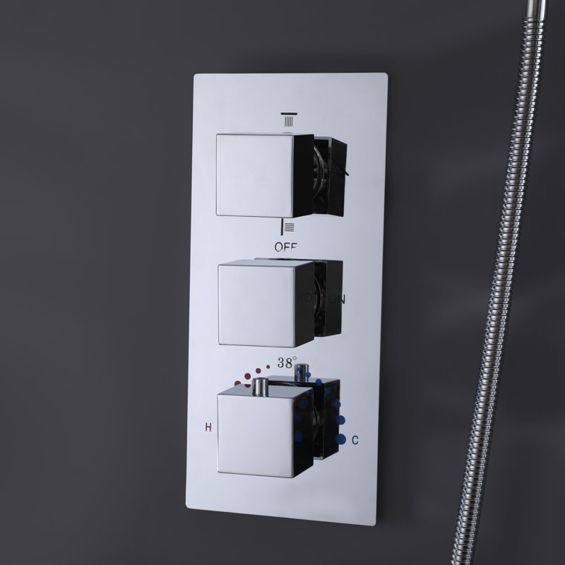 All-In-One Kit with Rough in-Valve, Chrome