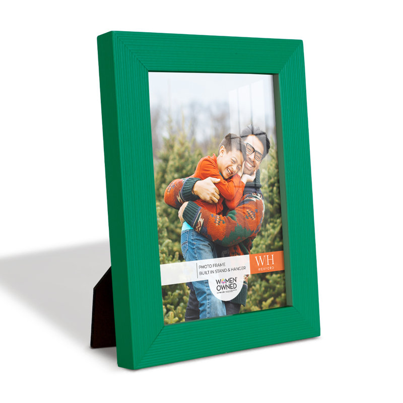 Green Wood Picture Frame - Set of 6, 4" x 6"