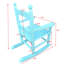 Chaise berçante en bleu S-926969325
