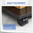 Vinsetto Printer Table Desk, Rolling Cart Stand With Wheels And Adjustable Shelf
