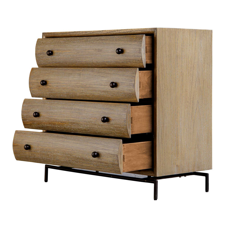 Commode courbée 4 tiroirs Uttermost Millard