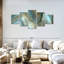 Couches abstraites nacrées 5 pièces-1882778166