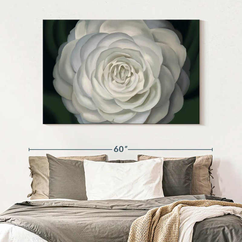 " Camellia " Print, 34" H x 51" W x 1.25" D