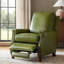 Fauteuil inclinable en cuir véritable Andrena avec garniture cloutée-62394296