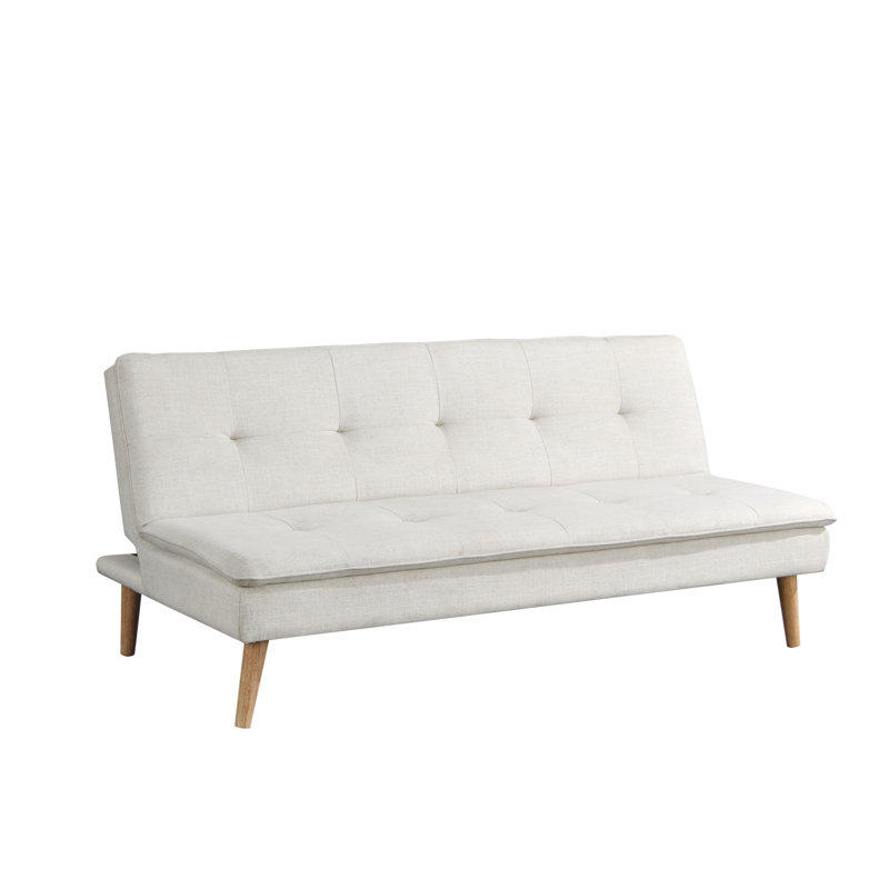 Tanner 66.1 Upholstered Futon, Tatum Cream