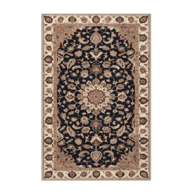 Tapis brun lavable à la machine