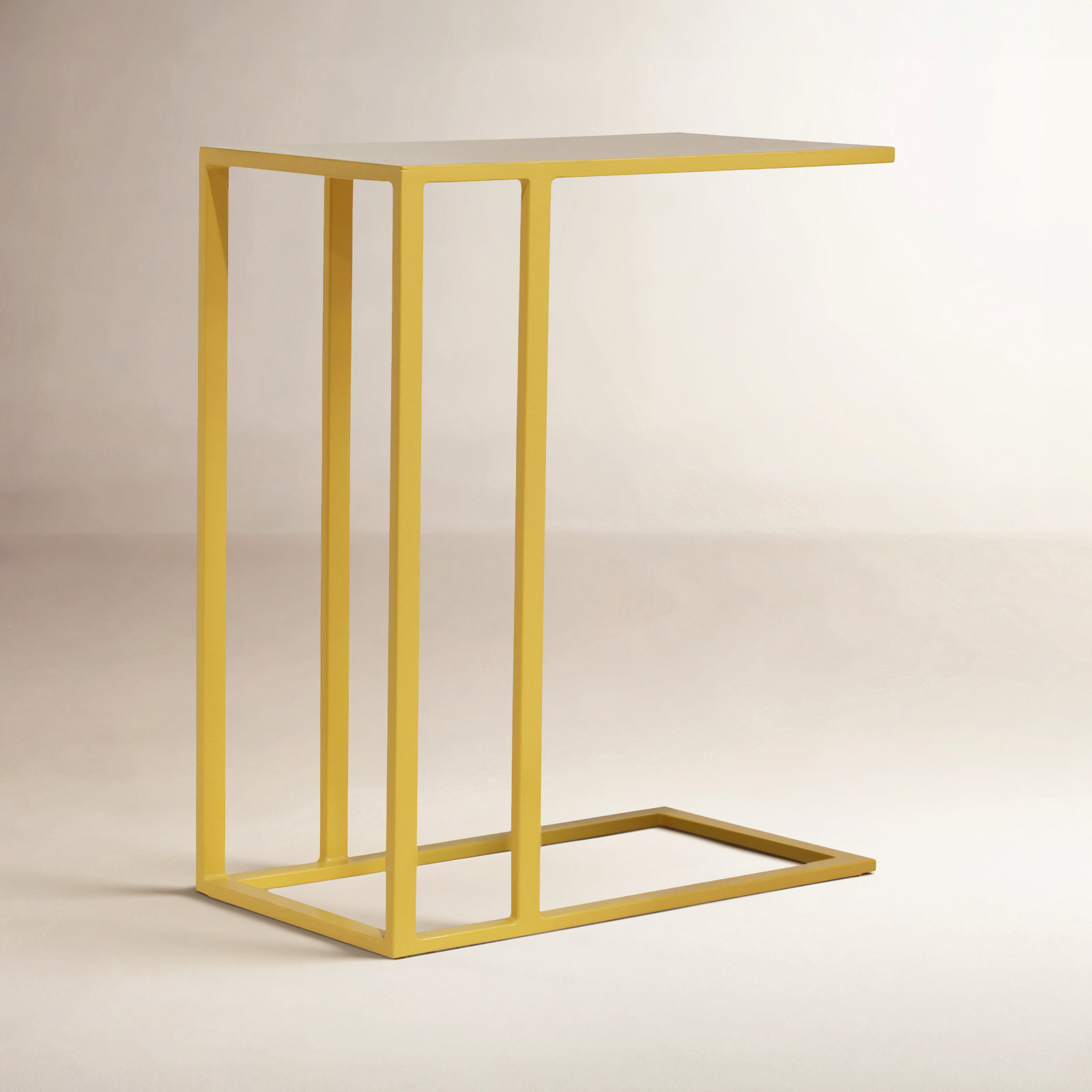 Salma 20" End Table, Yellow Ochre