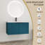 Meuble-lavabo simple 36 po avec plateau en résine-494580867