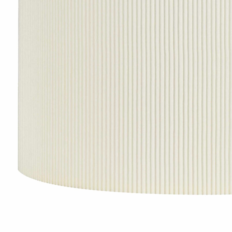 Cotton Round Pendant Shade ( Uno ) in White, 18cm H x 25cm W x 25cm D