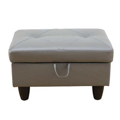 Banc de rangement avec repose-pieds et commode pour canapé-lit
