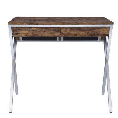 Weathered Oak And Desk For A Productive Office Environment Functional Elegant Interior