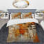 Ensemble de literie moderne 4 pièces - édredon Orange Impressions III-131383088