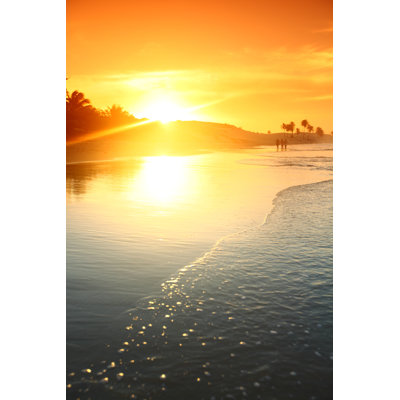 Gold Sunset - Wrapped Canvas Print
