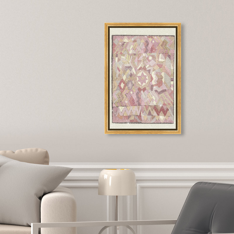 Tapestry Boehme Print by Oliver Gal, 16"H x 11"W, Gold Floater Frame