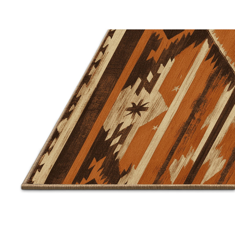 Tapis Sunset Braise, Rond 3 pi
