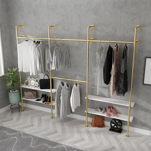 Transparent.0 Wall Mounted Clothes Rack 