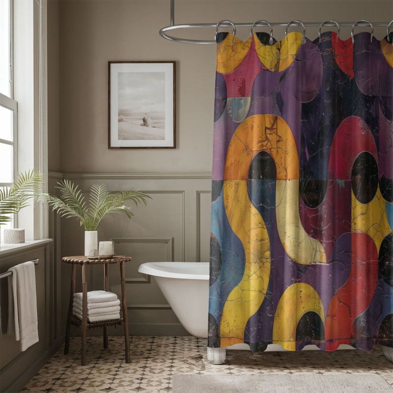 Rideau de douche Worn - Premium, H 74 po x l 71 po